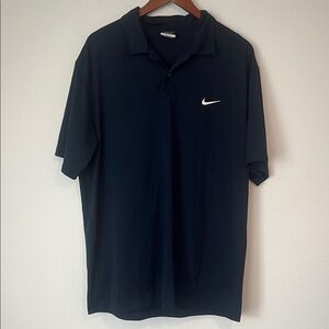 Nike Golf Blue DriFit Short Sleeve Polo Shirt